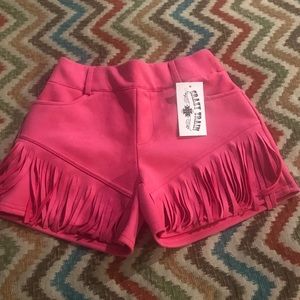 Crazy Train Fringe Shorts